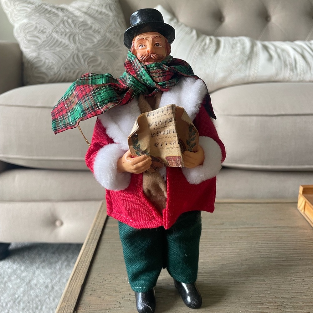 Vintage Christmas Caroler ornament
